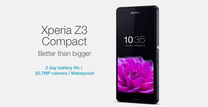 Sony Xperia Z3 advert