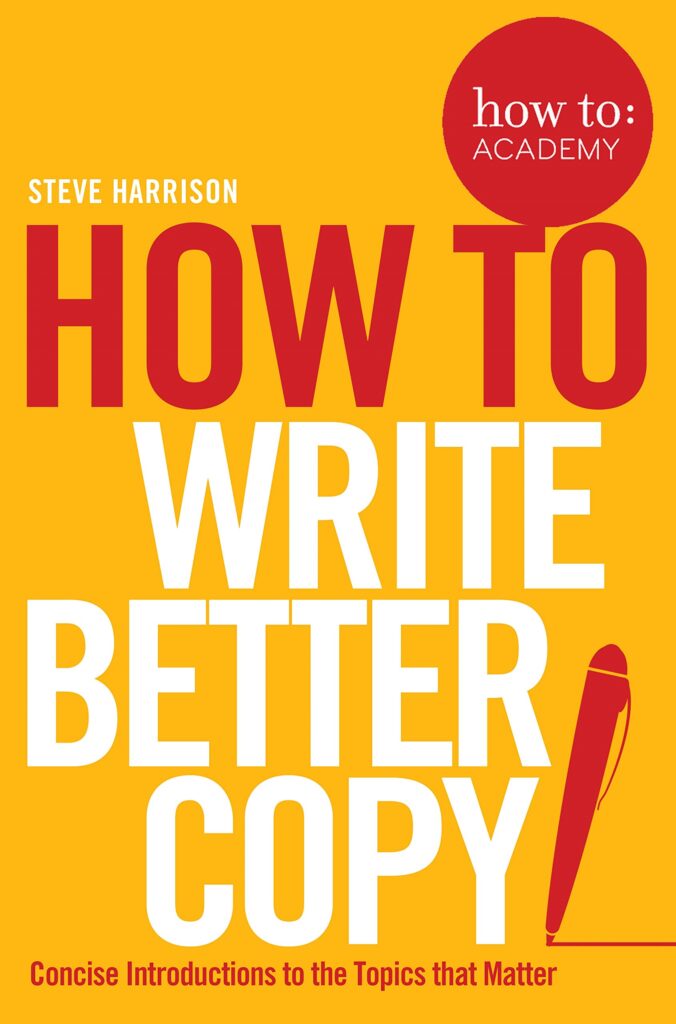 How to write better copy book cover